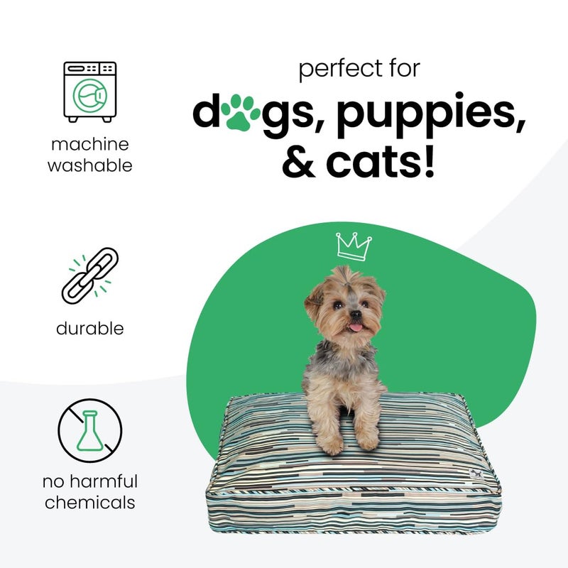 Molly Mutt Medium to Large Dog Bed Cover - I Don't Like Mondays Print - Measures 27â€x36â€x5â€™â€™- 100% Cotton - Durable - Breathable - Sustainable - Machine Washable Dog Bed Cover - Image 3